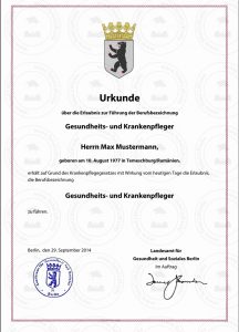 Berlin Krankenpfleger
