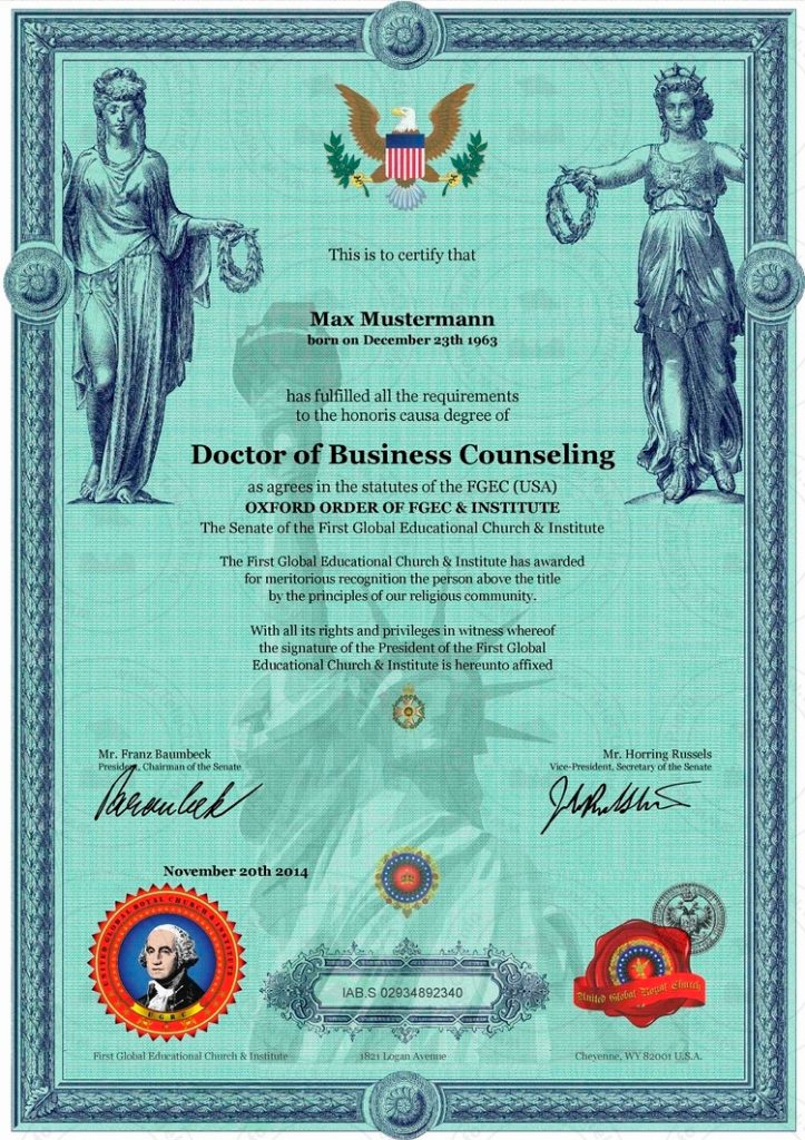 Doktortitel Prof. Dr. h. c.